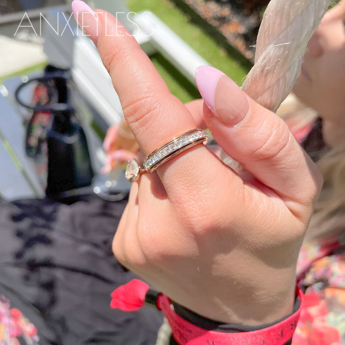 Anxiety Ring Australia Rose Gold